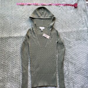 American Eagle Outfitters Sage V-Neck Sweater